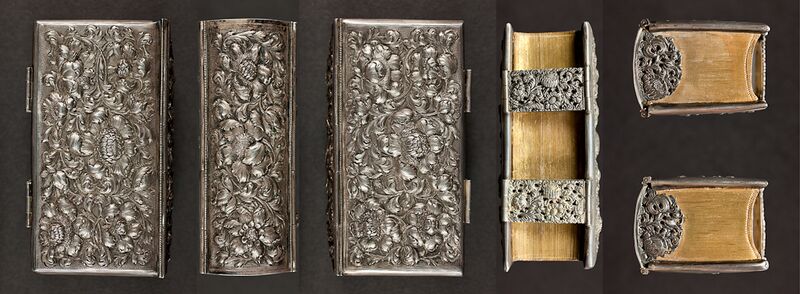 File:German silver binding, c.1700.jpg