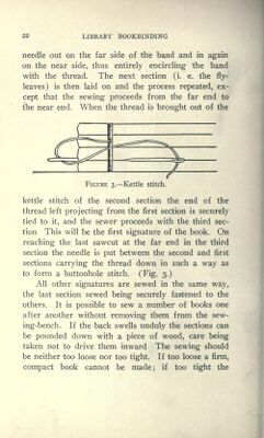 Kettle stitch instructions